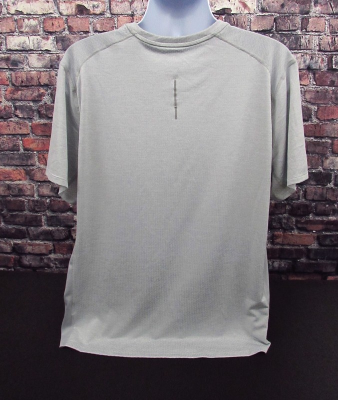 Nike Dri-FIT Breathe Men's XXL Gray Crew Neck Running T-Shirt 834241-100 gallery