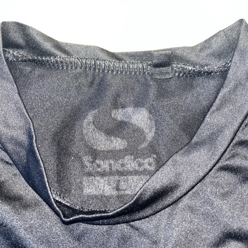 Sondico Men’s Large Training Top with Mesh Side LongSleeve Black Size L P2P 17.5 gallery