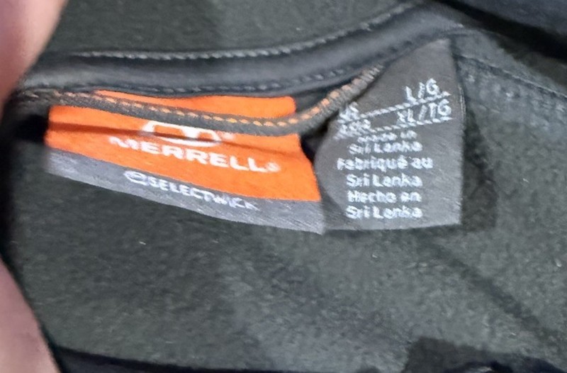 Merrell Select Regulate Men’s 1/4 Zip Long Sleeve Performance Pullover Top Large gallery