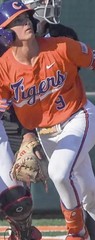 Nike Diamond Elite Team Issue PE Clemson Tigers Baseball Batter Right Leg Guard
