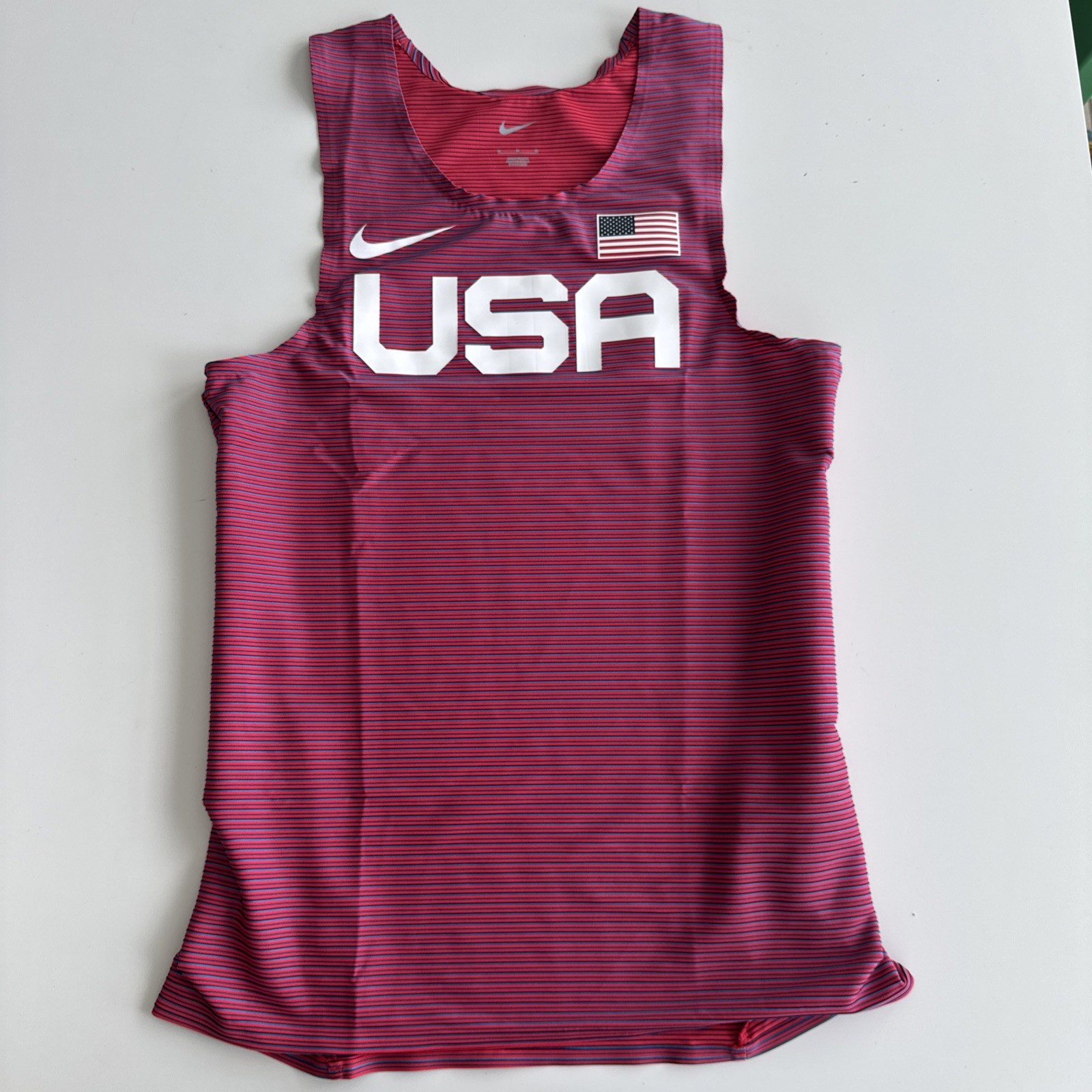 Nike 2023 USA International Team Pro Elite Track Singlet (AO8669-602) Size M Men gallery