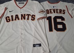 Fast Free Shipping! XL Rafael Devers San Francisco Giants Stitched Jersey 16