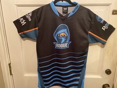 Meta Threads Shirt Jersey Athletic Pro Esports Rogue Adult Size S