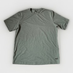 REI Co-op Active Pursuits T-Shirt Men’s Medium ‘Stone Green’ Poly/Spandex blend