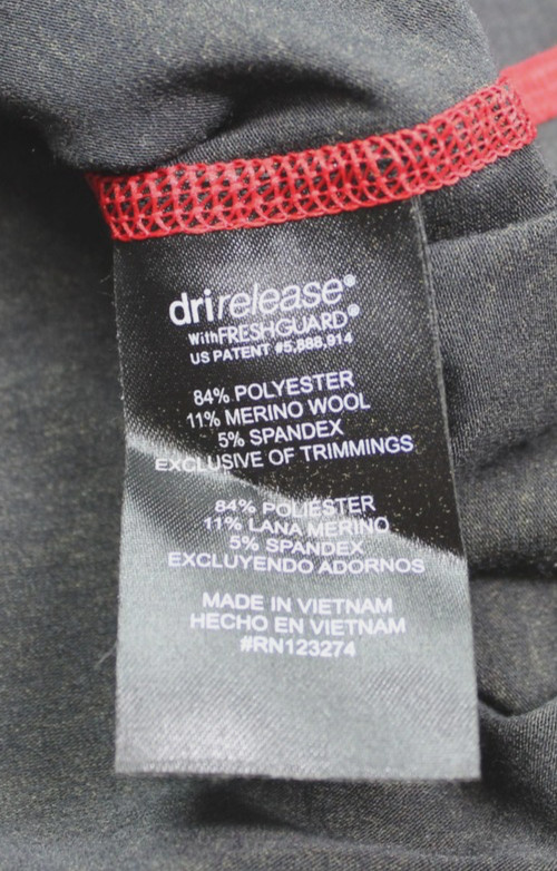 Paradox Dri Release Merino Blend Pullover Mens Large Gray 1/4 Zip L/S Shirt gallery