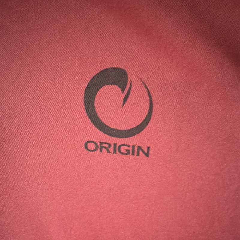 ORIGIN brrr Men's Red Solid Logo Pullover Hoodie Long Sleeve XL Regular gallery