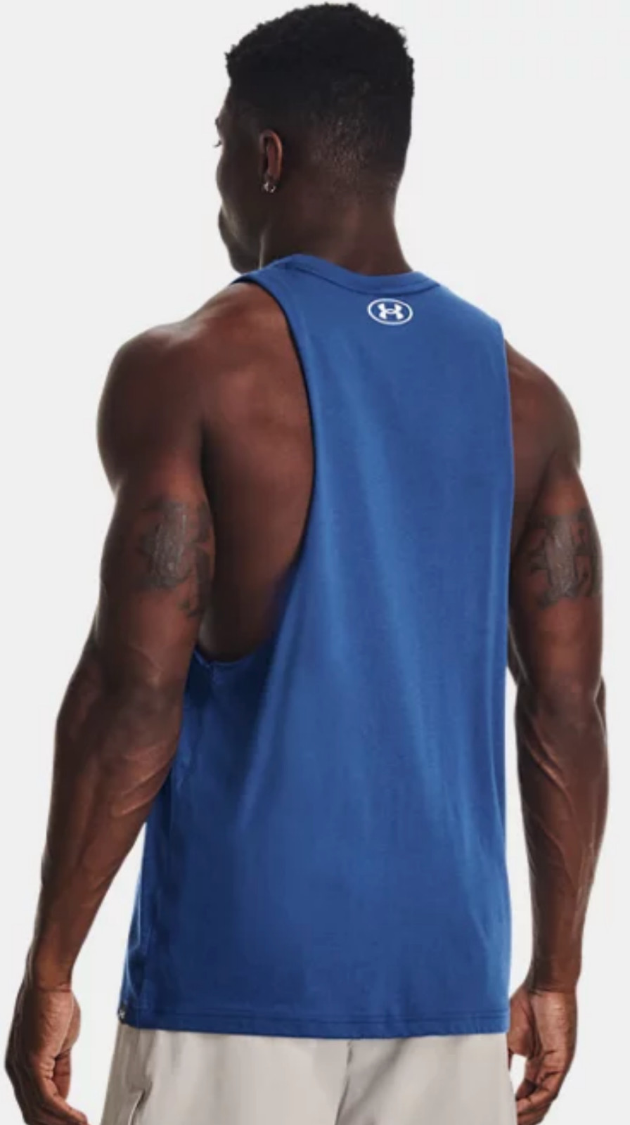 Under Armour Project Rock Iron Paradise Blue Tank Top Mens Multiple Sizes NEW gallery