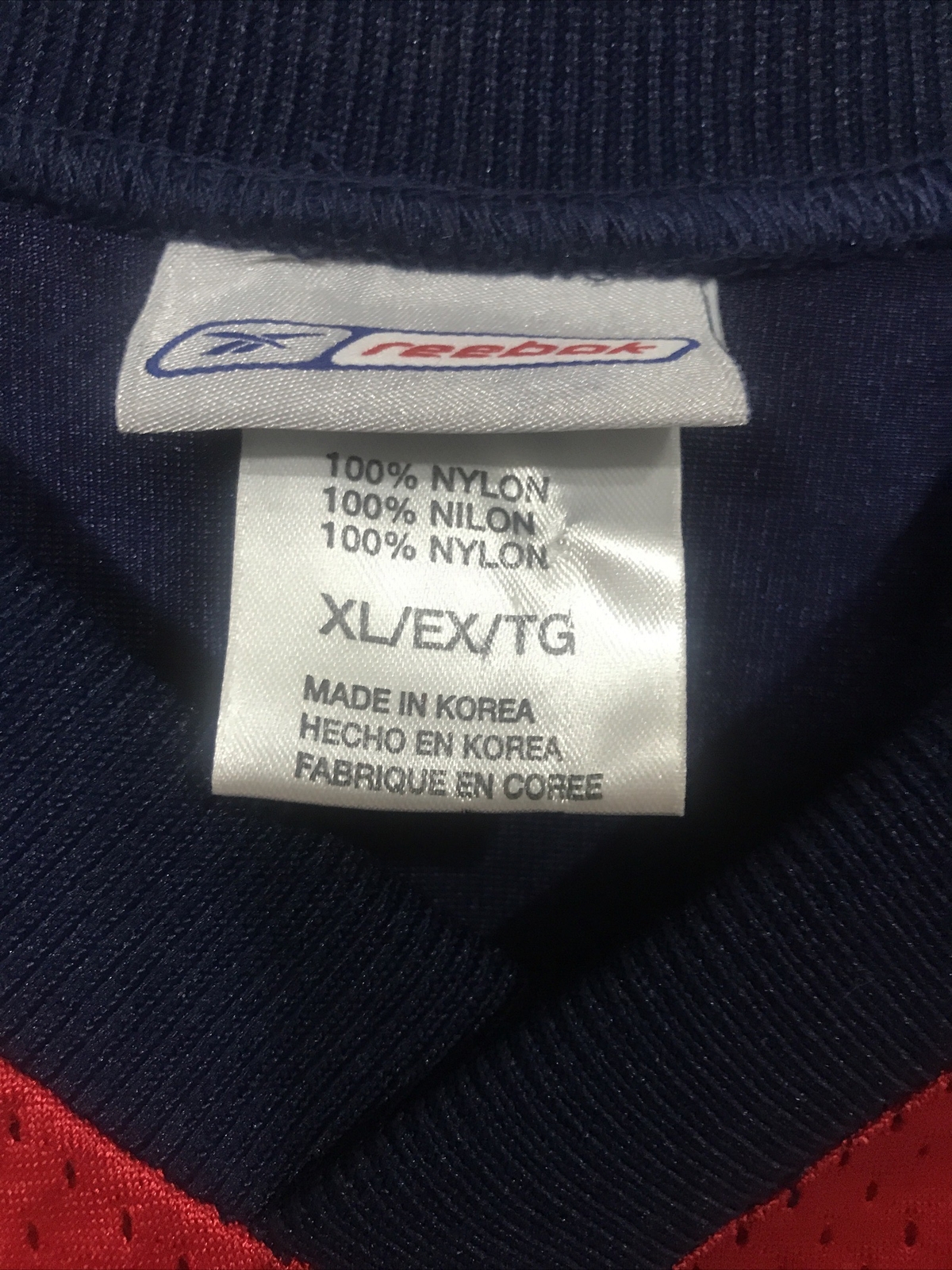 REEBOK NFL JERSEY - MEN - SIZE XL - RED - (TW-3007) gallery