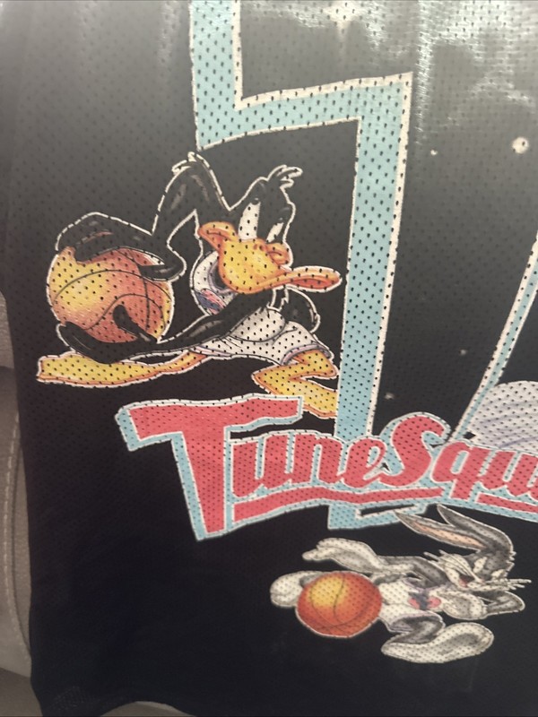 Space Jam Tune Squad Mesh Tank Top Mens Large Black Daffy Duck Taz Bugs Bunny 28 gallery