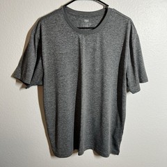 Everlast Everdri Short Sleeve Training Workout Mens Large Gray Athletic T Shirt