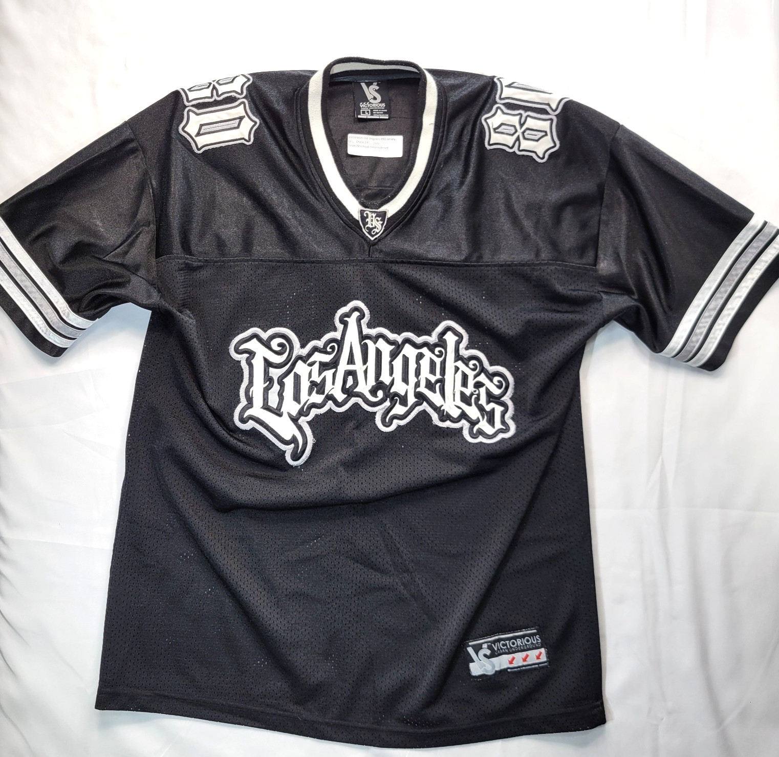 Vtg Victorious Underground LOS ANGELES #80 Football Jersey Sewn Men's LARGE gallery