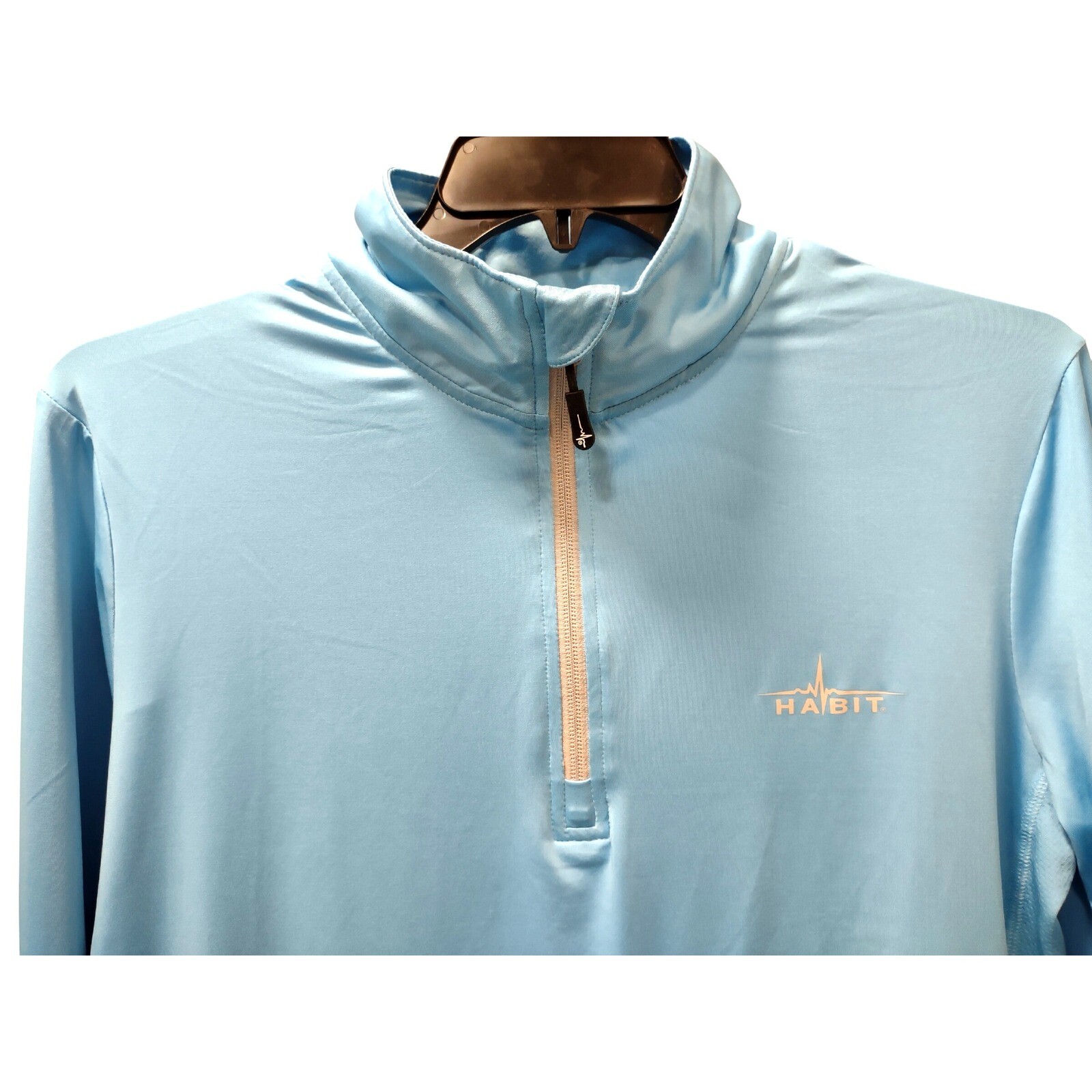 Habit Pullover Athletic Shirt Solar Factor Long Sleeve Norse Blue M gallery