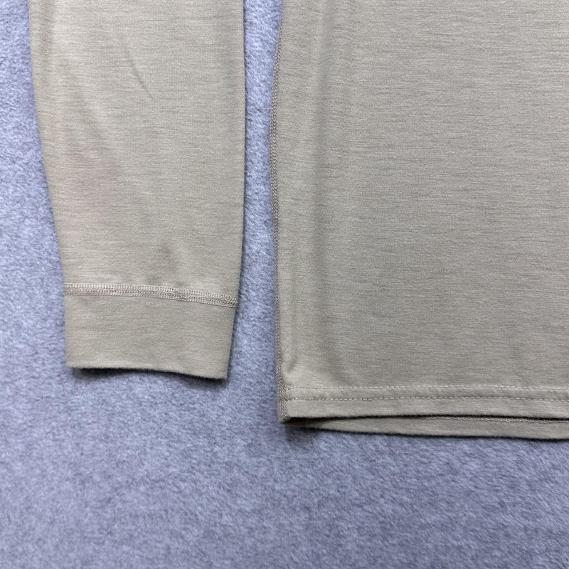 XGO FR Shirt Mens Medium Beige Flame Resistant Long Sleeve Base Layer USA Work gallery
