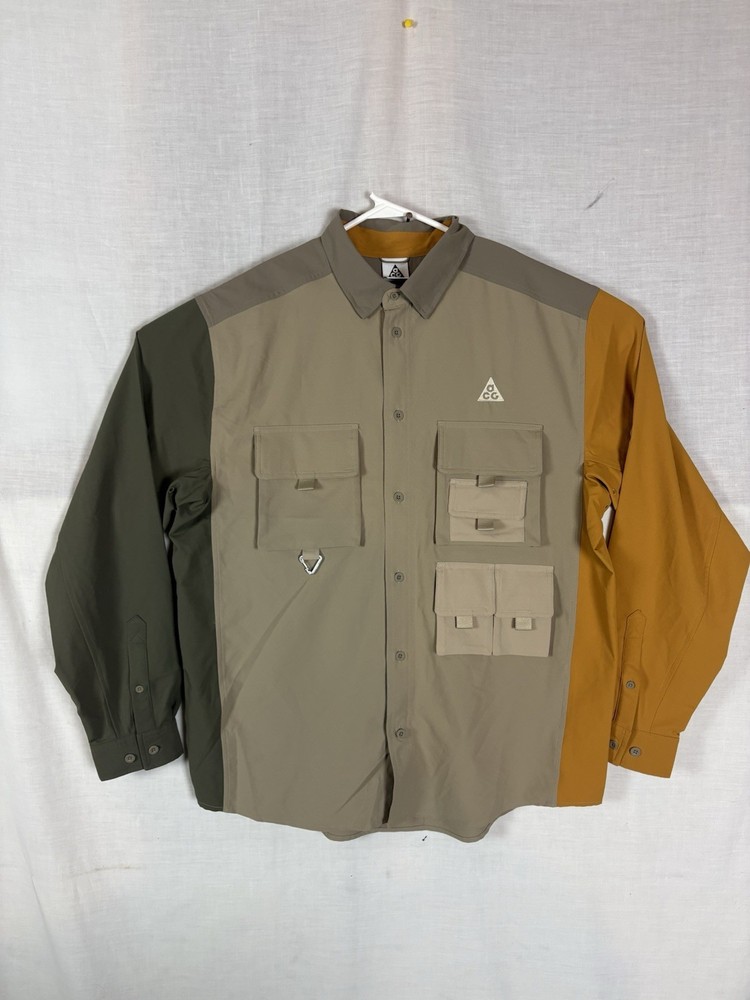 Nike ACG Shirt Devastation Trail Work Dri-Fit ADV Utility Vented Fishing L
