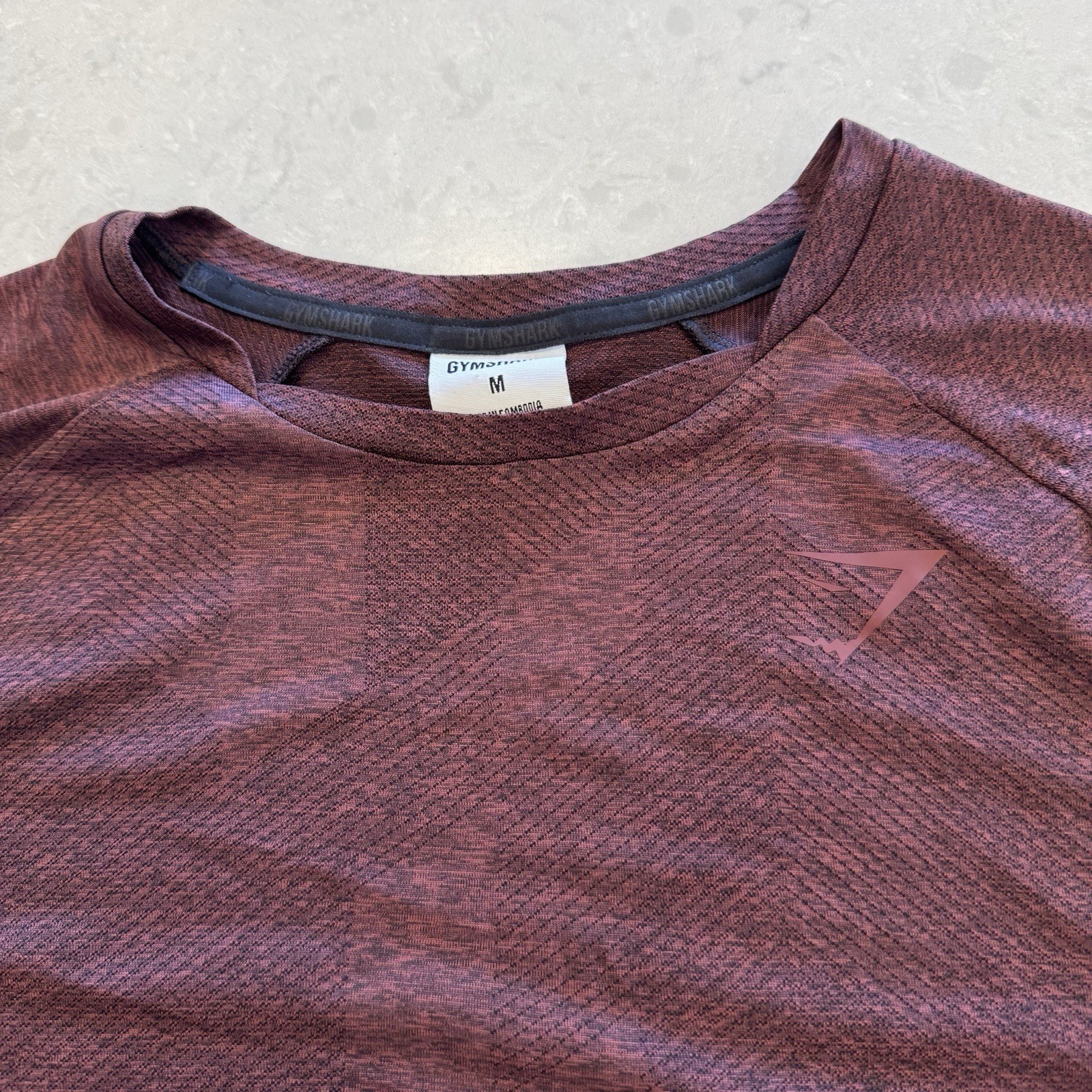 Gymshark Jersey Apex Long Sleeve Training Gym Shirt Green Men’s M Cherry Brown gallery