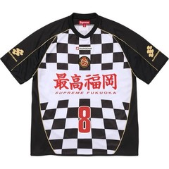 Supreme Checkerboard Soccer Jersey Black XXLarge XXL SS26 Confirmed Order
