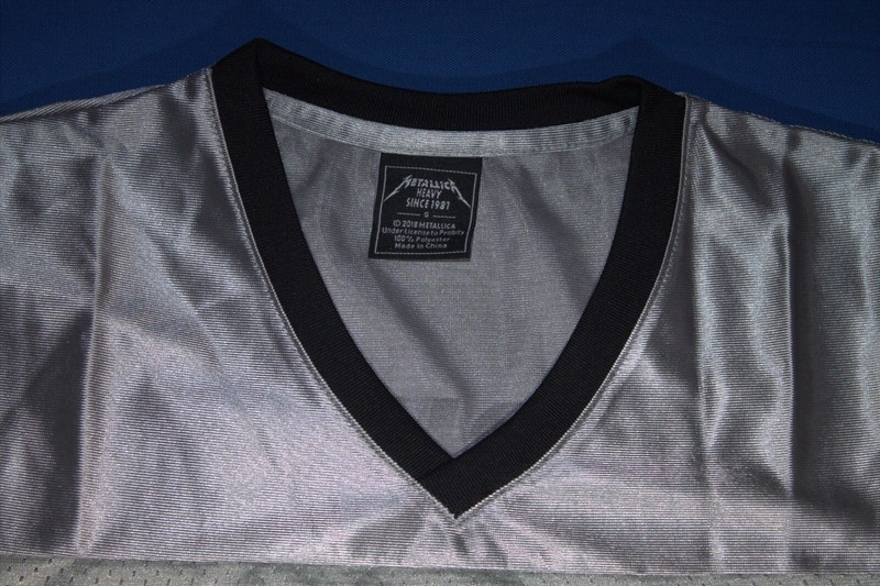 Hardwired...To Self-Destruct Metallica Sports Jersey Thrash Metal Band Gray Mesh gallery