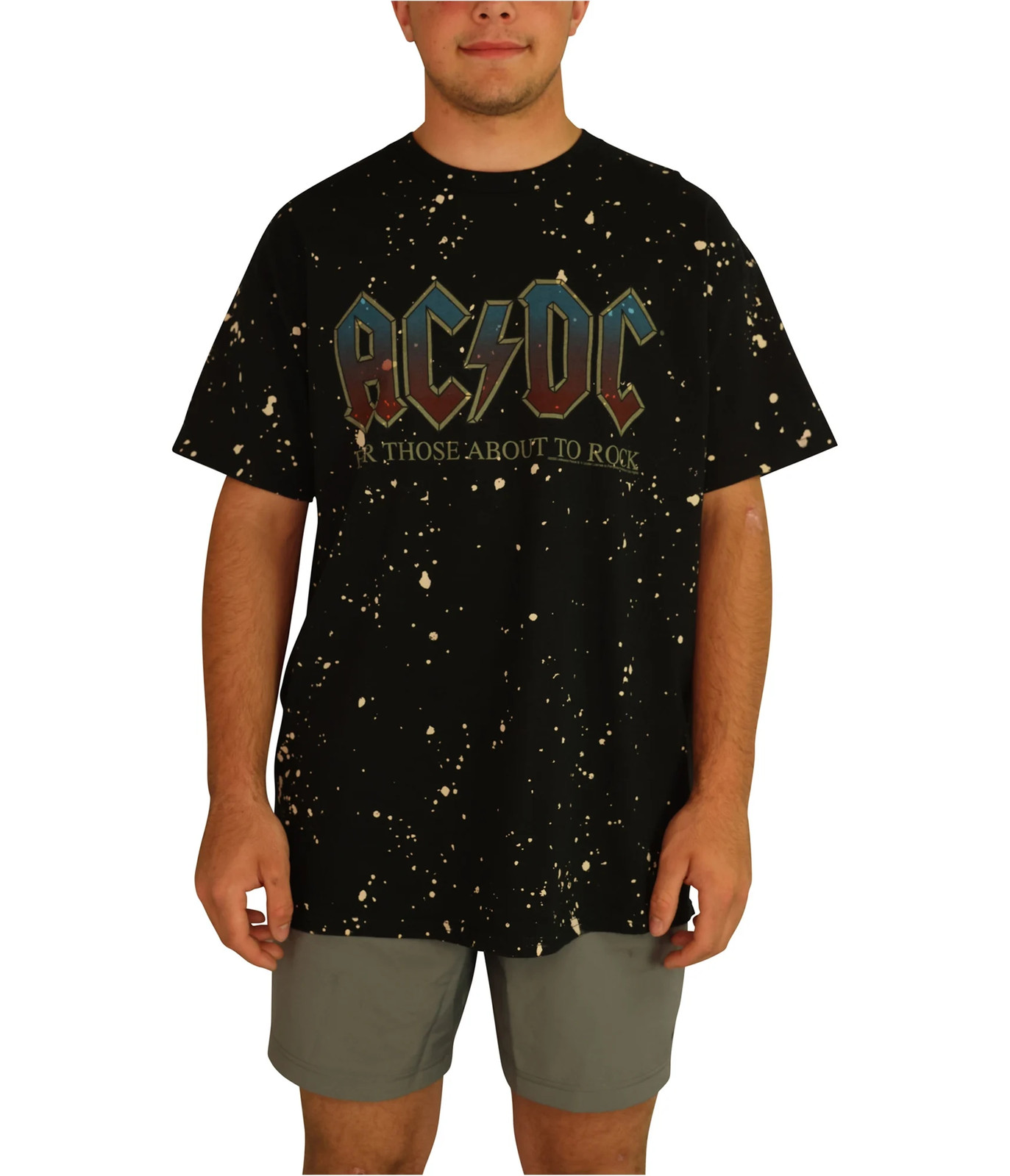 Junk Food Mens AC/DC For Those About To Rock Graphic T-Shirt, black, M gallery