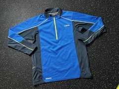 Cabela’s Men’s XPG Windstopper Half Zip Long Sleeve Shirt Large Blue Green