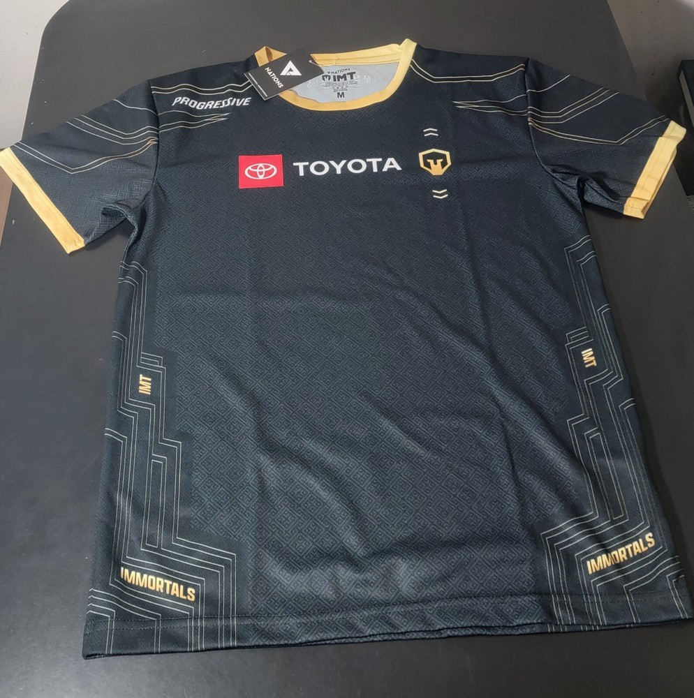 NATIONS Immortals Black Pro Jersey 2021 Short Sleeve Polyester Sz M