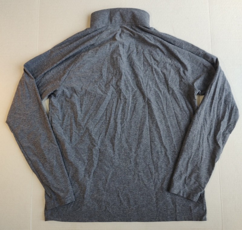 Rhone Reign Performance Pullover Shirt Mens M Grey 1/4 Zip Midweight Long Sleeve gallery