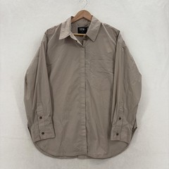 Abercrombie & Fitch YPB Shirt Mens Medium Beige Long Sleeve Water Resistant NWT
