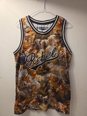 Men’s Rebel Angels Artwork Sleveless Basketball Jersey Tank Shirt size 2XL