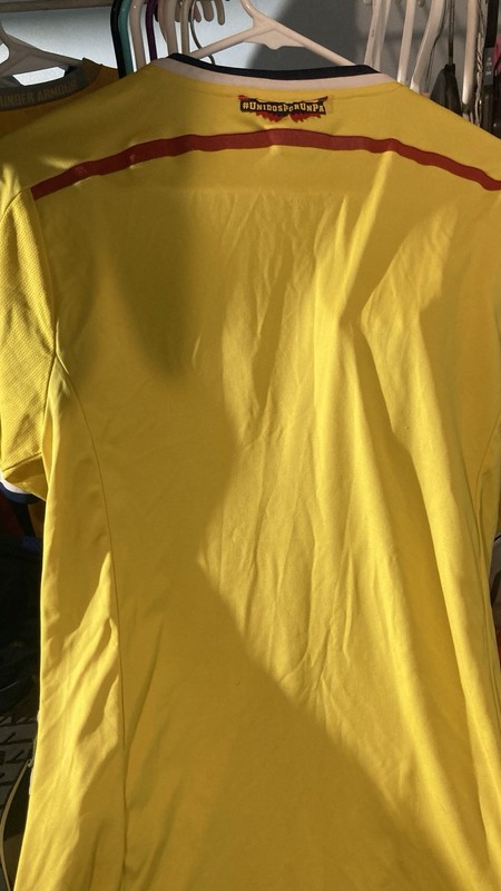 Columbia 2014 2015 Home World Cup Football Soccer Jersey Mens Medium Adidas gallery
