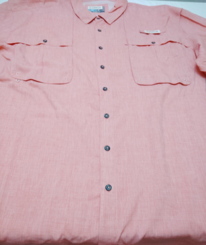 NWT Magellan Outdoor Shirt Fish Gear 4XL Relaxed Fit Long Sleeve Coral Aransas gallery