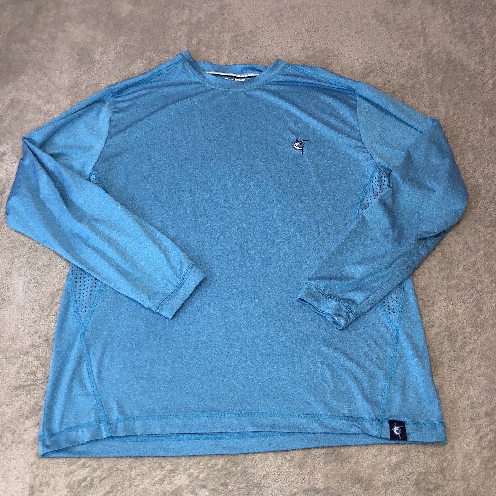 WHITE WATER Technoflex Long Sleeve Performance Shirt with UV50 Sun Protect Sz XL gallery