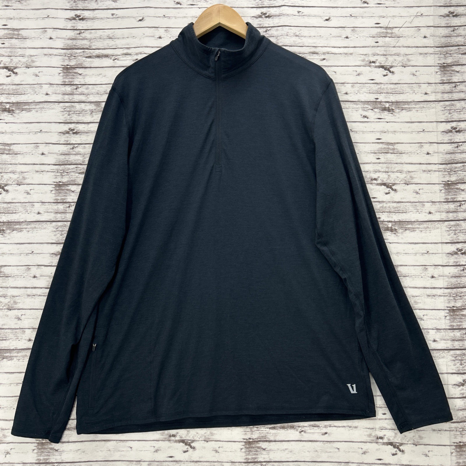 Vuori Ease Performance 1/2 Half Zip Mens XL Charcoal Heather V221 Pullover gallery