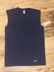 Eastbay Dri-FIT Tight Fit Men’s Navy Blue no sleeve Compression Shirt Xxl 2XL