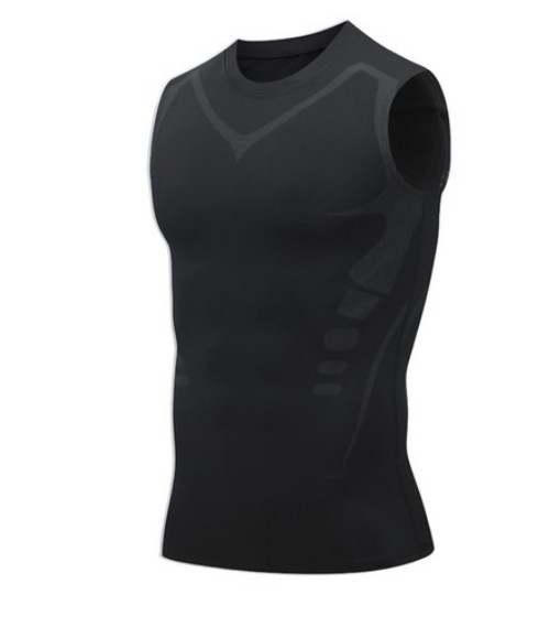 ELMOUNTAIN Men's Compression Sports Functional Tech-Fit Sleeveless gallery