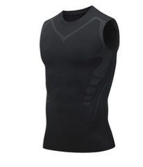 ELMOUNTAIN Men’s Compression Sports Functional Tech-Fit Sleeveless