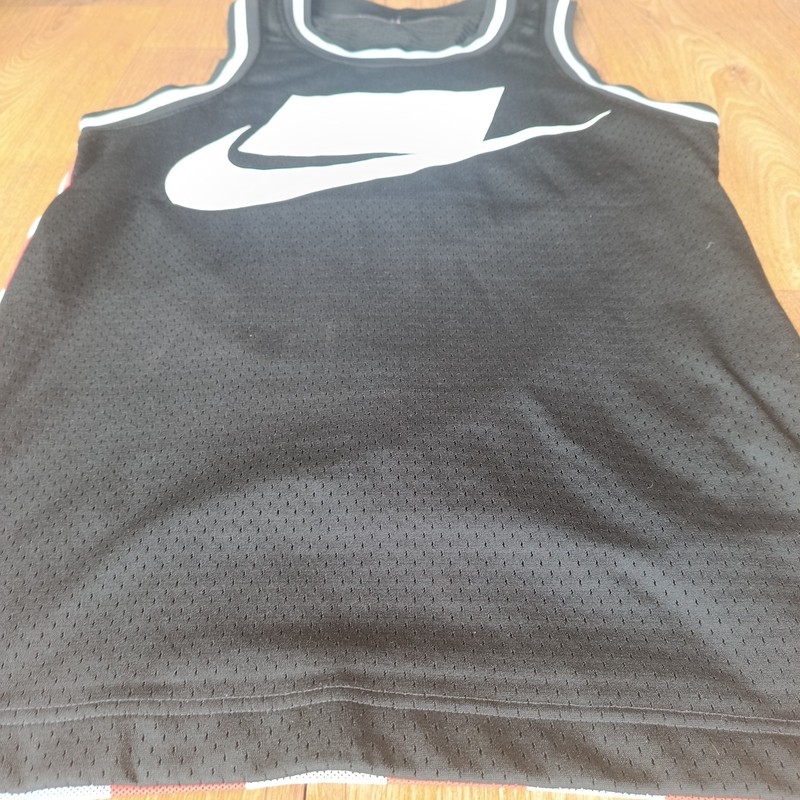NIKE SPORTSWEAR NSW MEN MESH CHECK PRINTED TANK TOP JERSEY - BLACK AR1636 Size S gallery