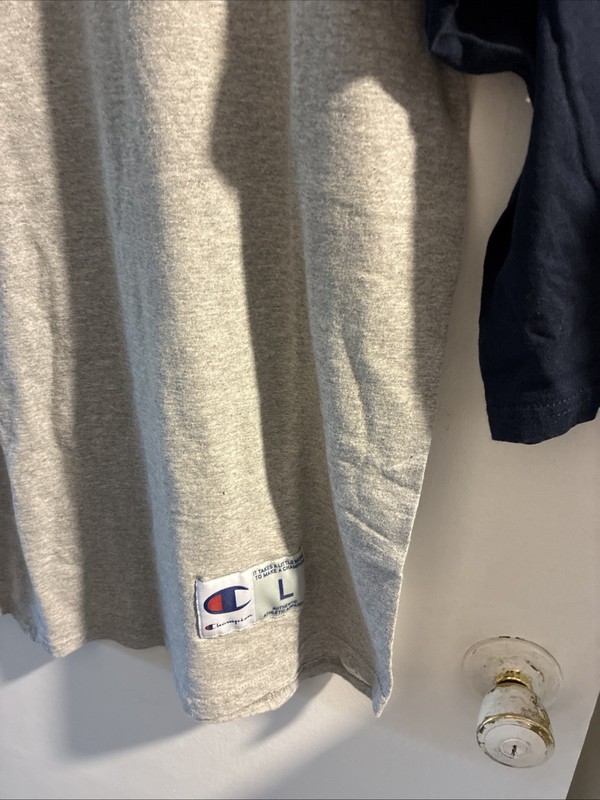 Champion Authentic Athletic Apparel Men's Tee 3/4 Sleeve Size Large gallery