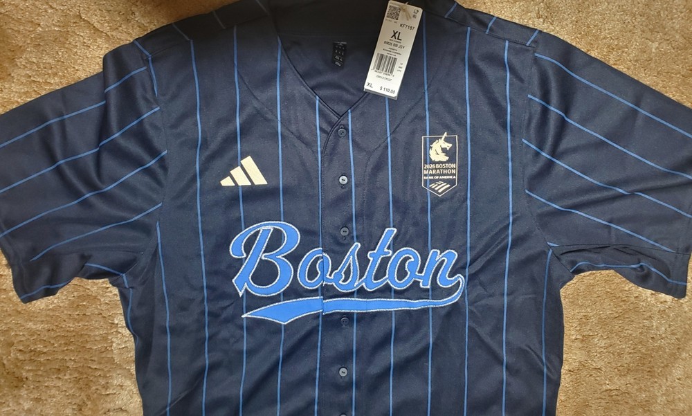 2026 BOSTON MARATHON JERSEY. SZ XL MENS NWT. #26. Adidas. Stitched Letters