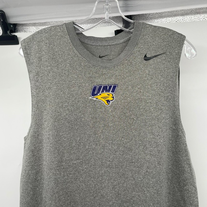 Nike Men's Sleeveless Top UNI Gray/Multi Size Small gallery