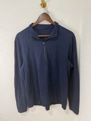 Lululemon Surge Warm 1/2 Zip Men’s Size Medium Pullover Space Dyed Blue Gym Yoga