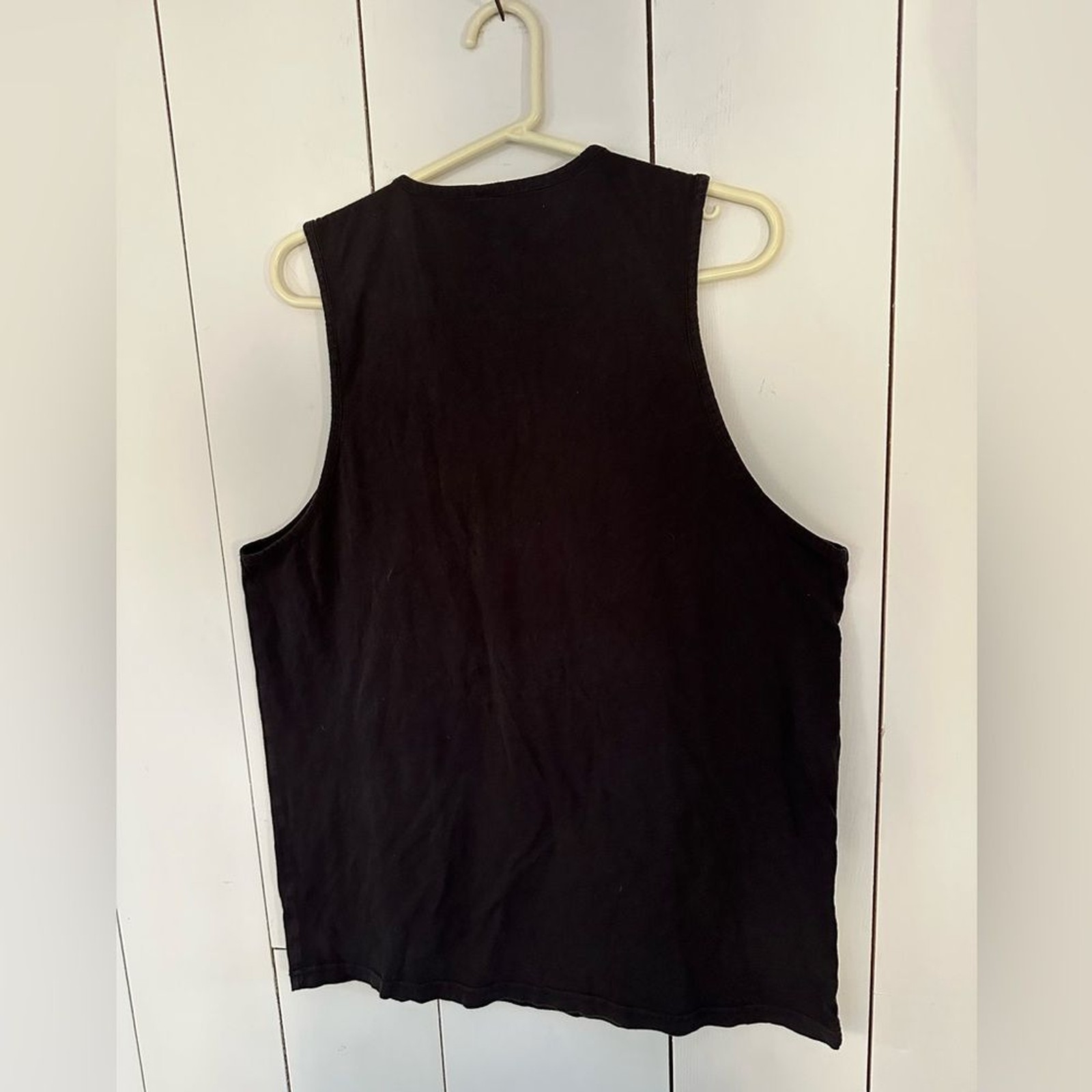 Next Level Men's Graphic Muscle T Tank Sz L Black Crown Divine Stars Graphic gallery