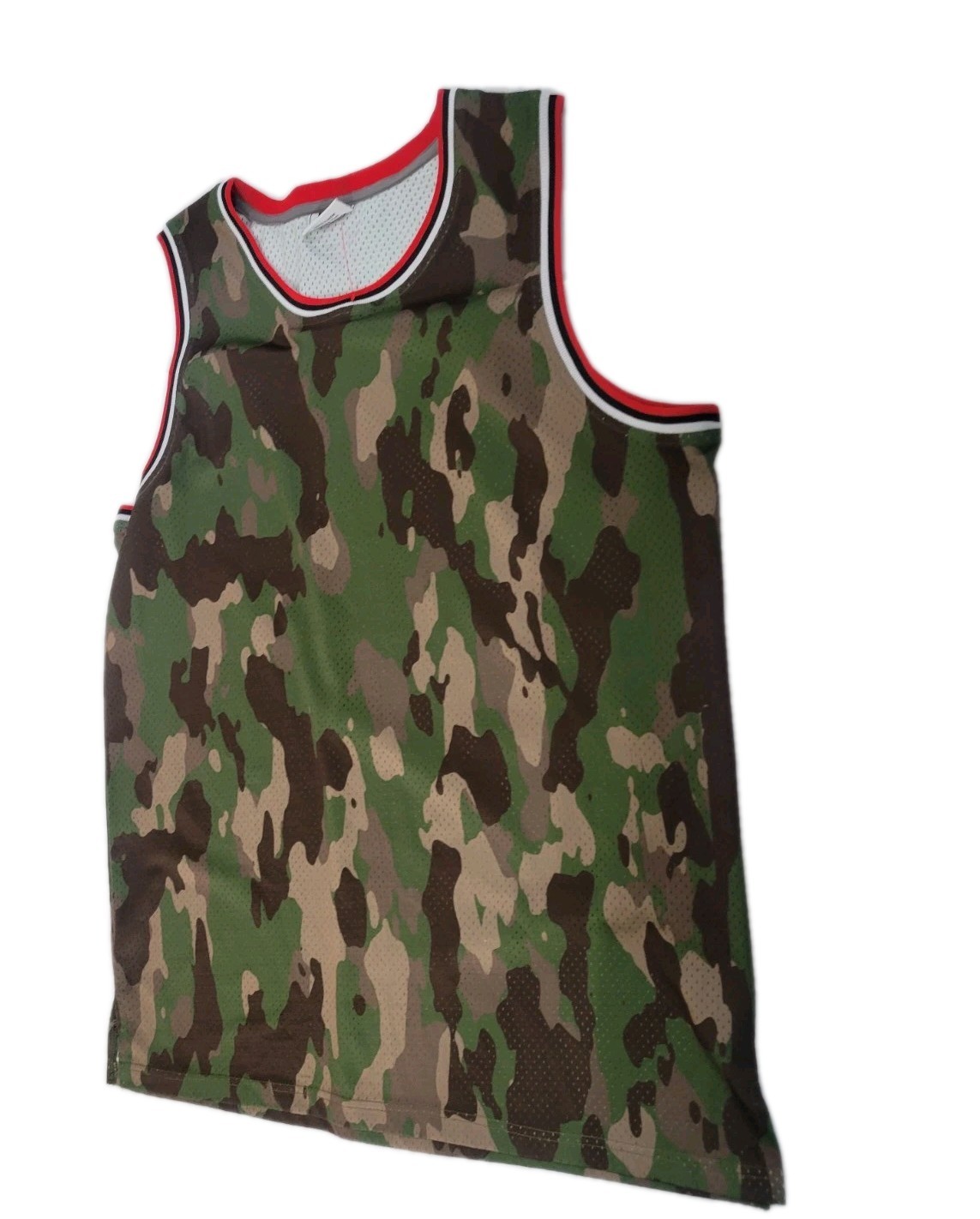 Pullonsy Men’s Cameroflash And Red Border Basketball Jersey Mesh Sz 2XL gallery