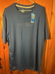 NWT Northyard Blue Quick Dry Breathable Short Sleeve Dry Fit Pullover XL