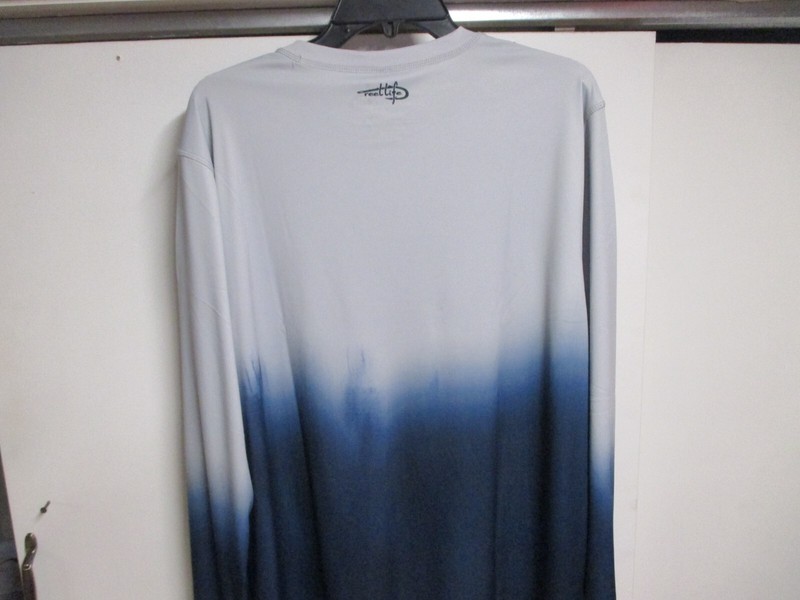 REEL LIFE MENS UPF 50 LONG SLEEVE TOP (XL) NWT GLACIER GRAY BREATHABLE & SOFT! gallery