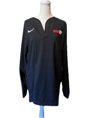 Nike Gear Up Baseball Black Long Sleeve Pregame Top Men’s Sz L NEW DO9174-010