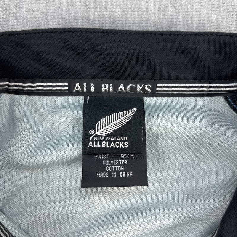Adidas All-Blacks Rugby Jersey Mens XL Black Gray Button-Up New Zealand Official gallery