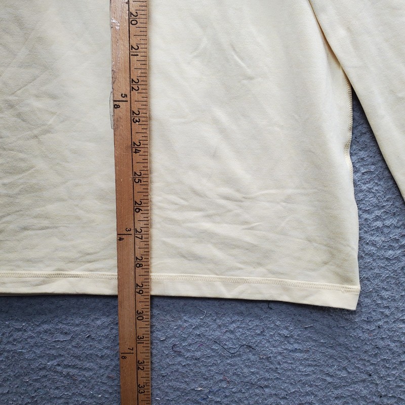 Marine Layer Weekend Sport 1/4 Zip Pullover Mens XL Yellow Preppy Long Sleeve gallery