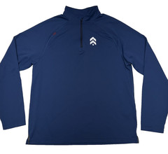 Rhone Session 1/4 Zip Pullover Men’s Medium Lightweight Barry’s Gym Workout Navy