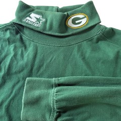 VTG 90s Green Bay Packers Starter Turtleneck Shirt L NFL Pro Line Embroidered