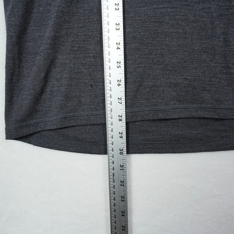 Smartwool Mens Merino 250 1/4 Zip Base Layer Pullover Charcoal Gray Medium READ gallery