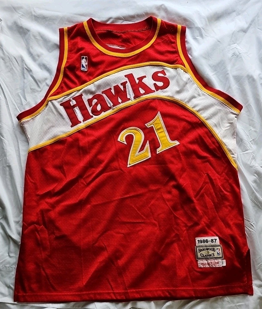 MITCHELL & NESS AUTHENTIC ATLANTA HAWKS 1987 DOMINIQUE WILKINS gallery